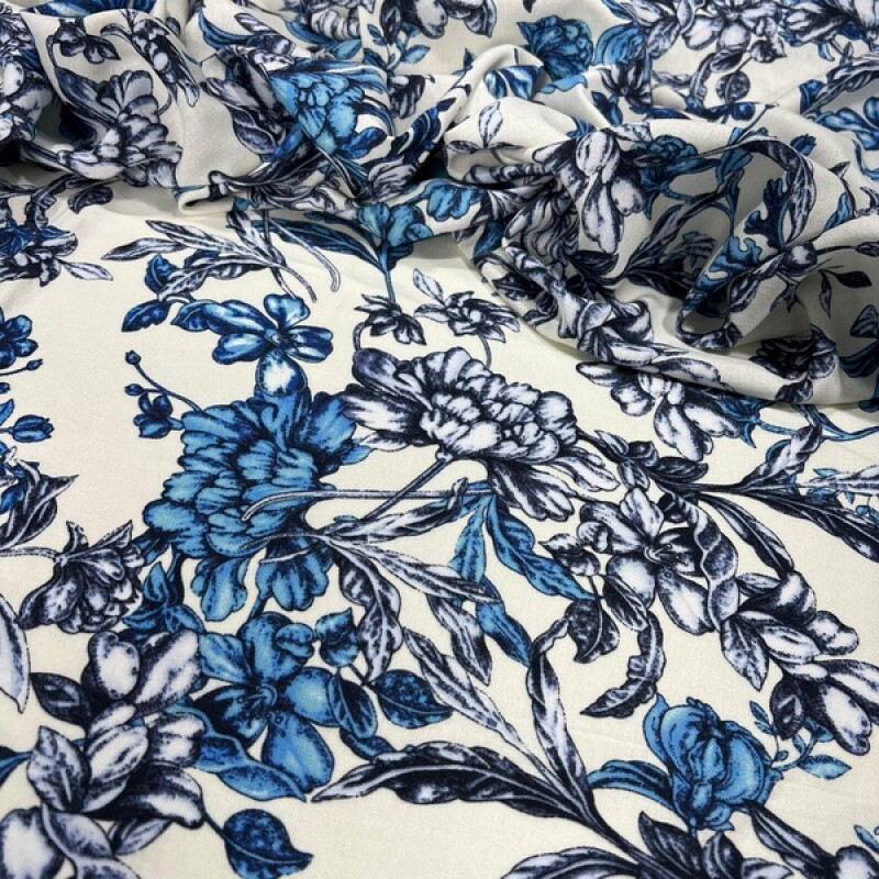 LINHO FLORAL BLUE