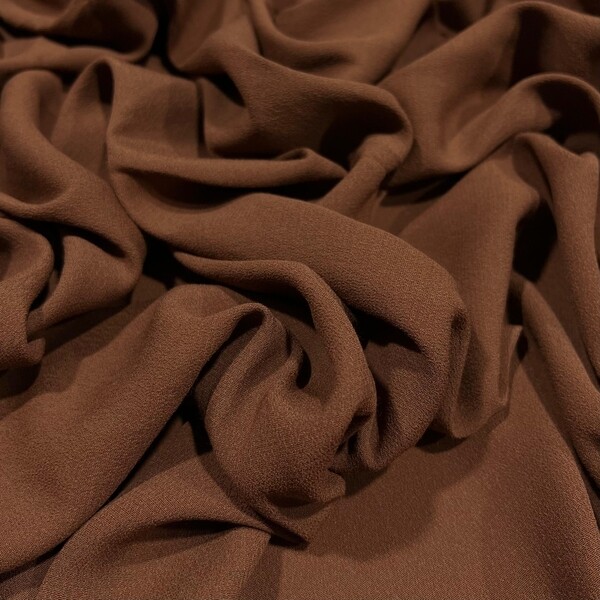 CREPE MARROQUINO CHOCOLATE - 100%VISCOSE 