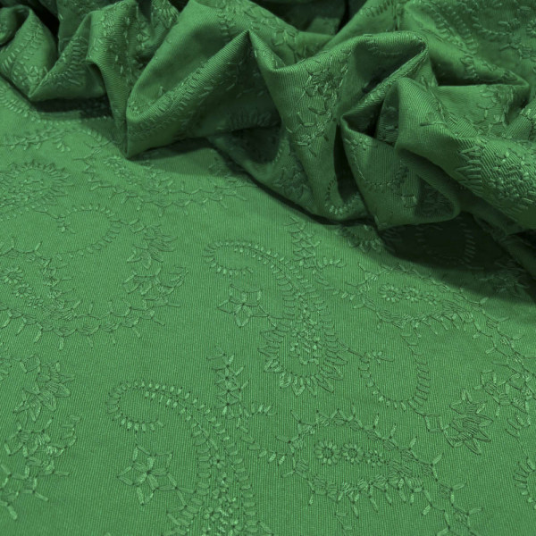 SARJA CASHMERE BORDADO - VERDE