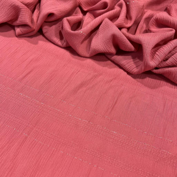 CORTE ÚNICO 0,70cm CREPE DE VISCOSE FILETADA