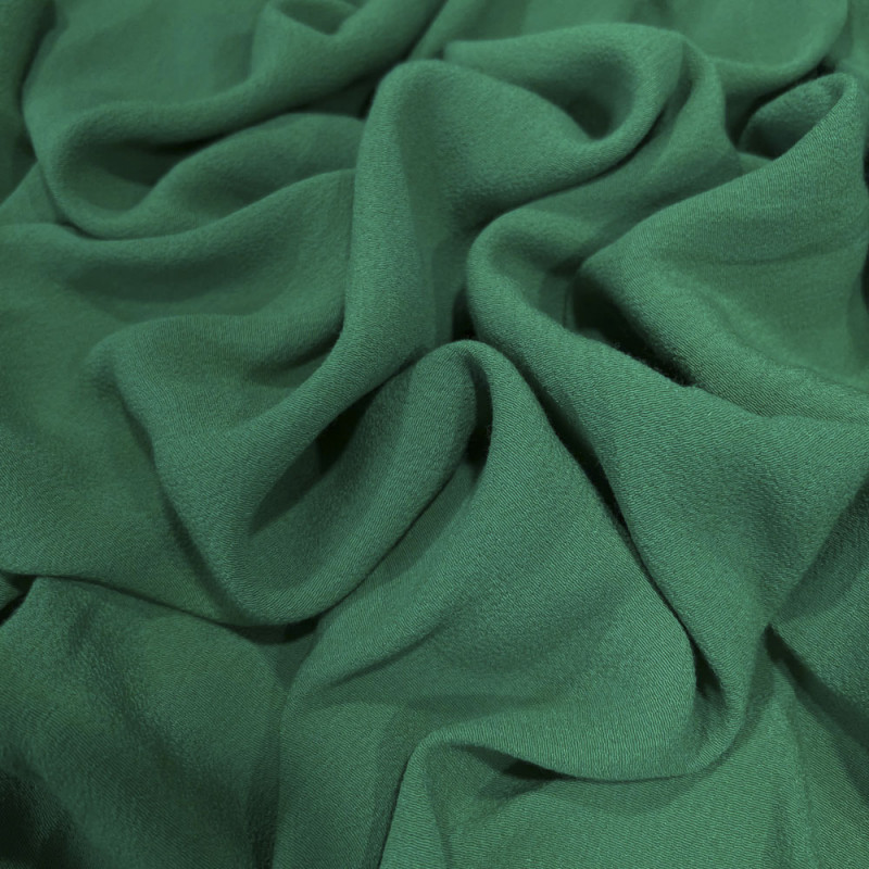 CREPE MARROQUINO VERDE - 100%VISCOSE 