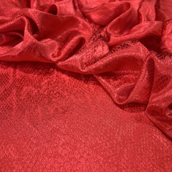 VISCOSE LUMINOUS DEVORÊ - VERMELHO